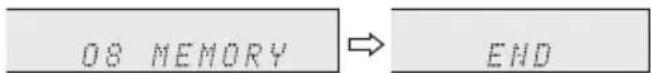 graph LR A["08 MEMORY"] --> B["END"]