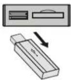 SHARP XLUH4H - To remove USB memory device - 1