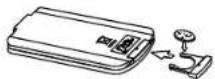SCOTT DPX 768 - To change remote control battery - 2