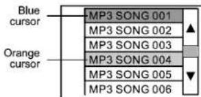 Blue cursor Orange cursor MP3 SONG 001 MP3 SONG 002 MP3 SONG 003 MP3 SONG 004 MP3 SONG 005 MP3 SONG 006