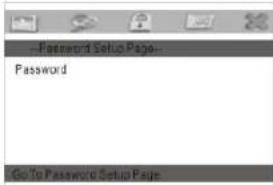 Password Setup Page Password GoTo Password Setup Page