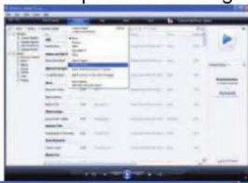 Screenshot of a software interface showing a context menu with options like 'Add', 'Delete', and 'Paste' in Chinese.