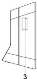 Pure technical line drawing of a mechanical part with no text or symbols