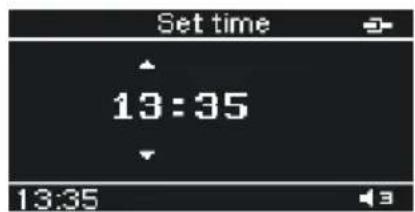 Set time 13:35 13:35