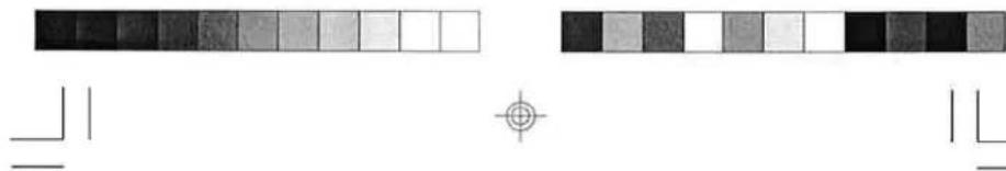 Two abstract grayscale color swatches with a central crosshair symbol, no text or symbols present.