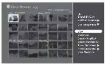 Photo Browser - hpo File Edit View Search By Date U.S.Mat Status To-Print Operator View Estimation Extra-Objectbox View For Stop HD Add to Options Photo Operations View Photo Info