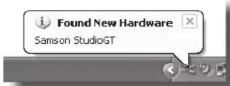 Found New Hardware Samson StudioGT