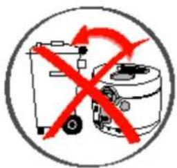 Symbolic image showing a waste bin with a red X mark and a circular arrow, indicating no waste or reuse.