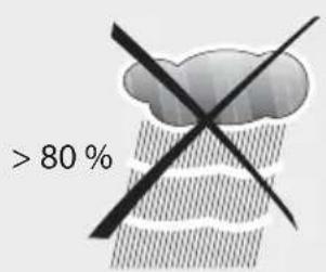 > 80 %
