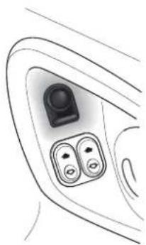 Aston Martin V12 Vanquish (2003) - Door Mirror Switch - 1