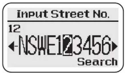 Input Street No. 12 ←NSWE123456► Search