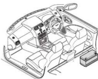 Aston Martin V12 Vanquish (2003) - Electrics - Battery - 1