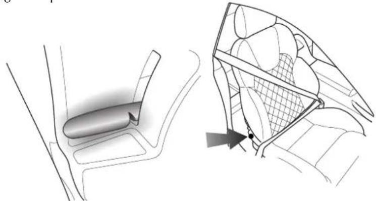Aston Martin V12 Vanquish (2003) - Seat Tilt Lever - 1