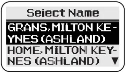 Select Name GRANS, MILTON KE- YNES (ASHLAND) HOME, MILTON KEY- NES (ASHLAND) ▼
