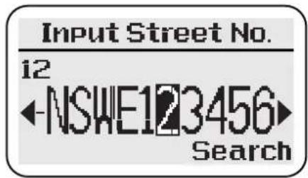 Input Street No. 12 ←NSWE123456► Search