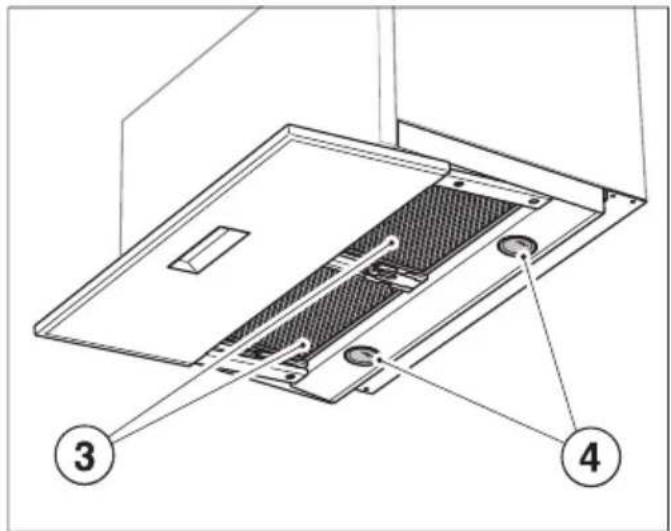 Technical diagram of a device with labeled components, showing internal structure and numbered parts.