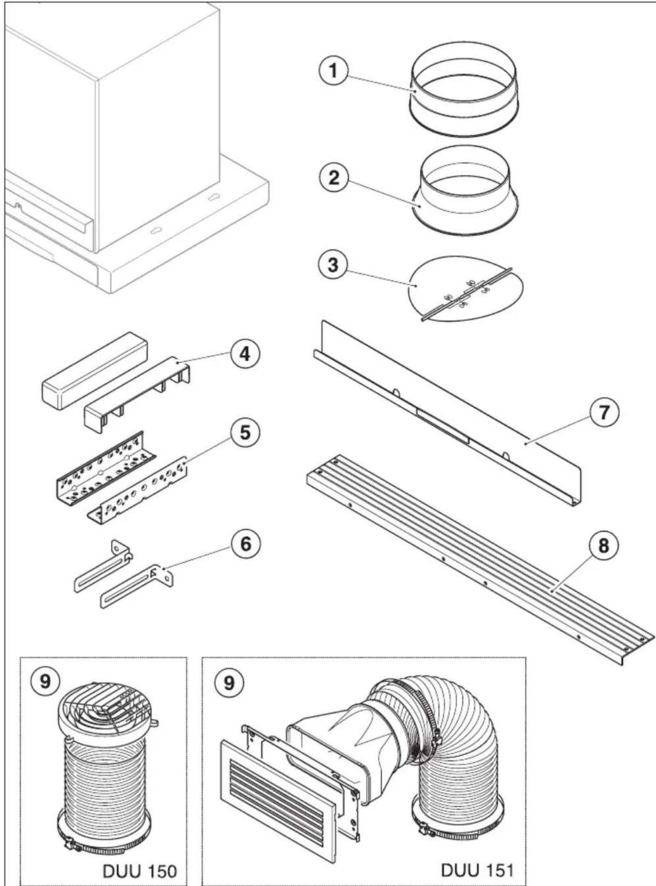 MIELE DA 3590 - Safety distance between hob and cooker hood (S) - 1