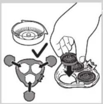 Diagram illustrating a food preparation step with labeled steps and arrows indicating action