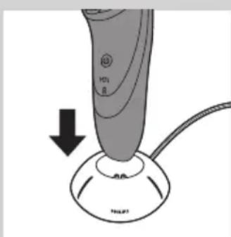 PHILIPS Series 5000 PowerTouch PT866 - Laadimisalusel laadimine (ainult mudelitel PT866/PT739) - 1