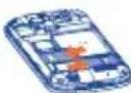 ALCATEL One Touch Pop C1 4015D - Inserting or removing the SIM card - 2