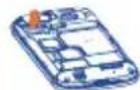ALCATEL One Touch Pop C1 4015D - Installing or removing the microSD card - 1