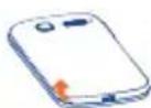 ALCATEL One Touch Pop C1 4015D - Removing or installing the back cover - 1