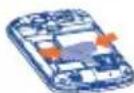 ALCATEL One Touch Pop C1 4015D - Inserting or removing the SIM card - 1