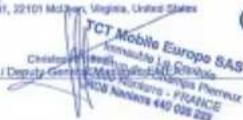 ALCATEL One Touch Pop C1 4015D - Regulatory information - 1