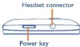 Headset connector Power key