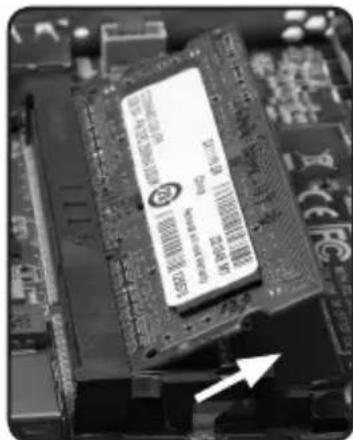 Zotac ZBOX BI320 - Removing the memory module - 2