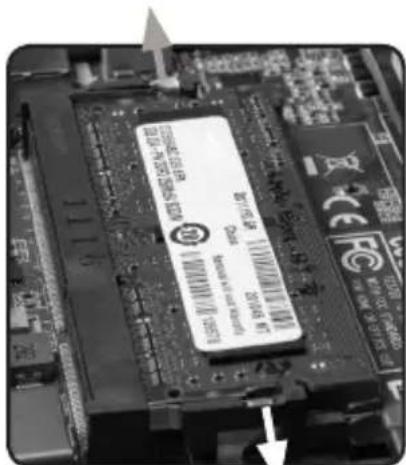 Close-up of a computer motherboard with visible chip labels and annotations, including 'Baidu' and 'Microsoft'.