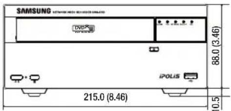 SAMSUNG DVD® iPOLIS 215.0 (8.46) 88.0 (3.46) 10.5