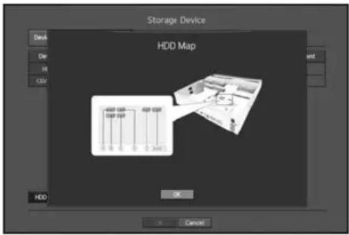 Storage Device HDD Map HDD OK Cancel
