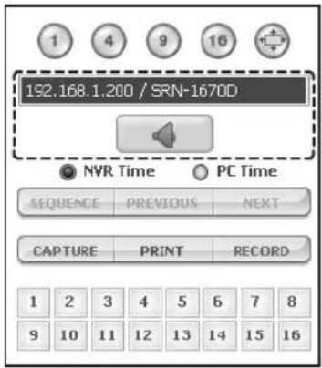 192,168.1,200 / SRN-1670D ● NYR Time ○ PC Time SEQUENCE PREVIOUS NEXT CAPTURE PRINT RECORD 1 2 3 4 5 6 7 8 9 10 11 12 13 14 15 16