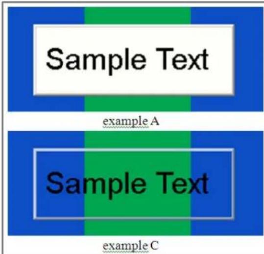 Sample Text example A Sample Text example C
