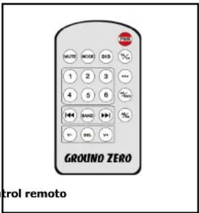 MUTE WRITE MODE DIS % 1 2 3 ... 4 5 6 % BAND V SRL V# GROUND ZERO trol remoto