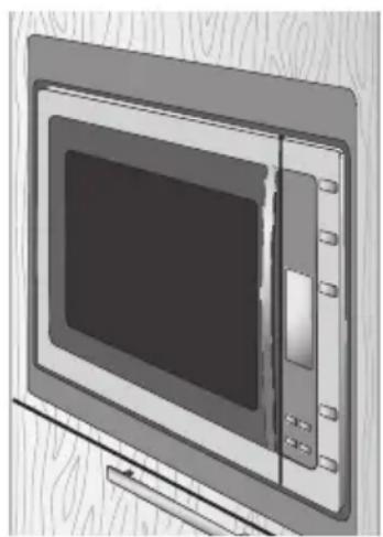 WESTINGHOUSE WMS281SB - Preparing the cabinet - 9