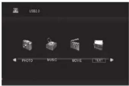 USB2.0 PHOTO MUSIC MOVE TEXT