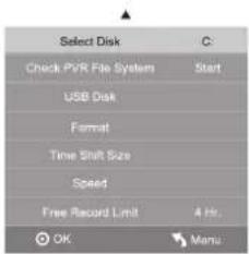 Cello C19EFDVB - PVR File System (DTV Mode) - 2
