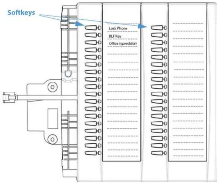 Softkeys Lock Phone BLF Key Office (speeddial)