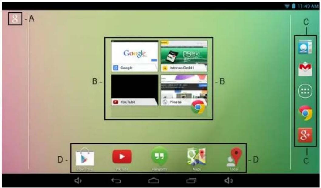 8 - A B - B D - PlayStore YouTube Hangouts Mapy Lokalne C 11:49 AM G+