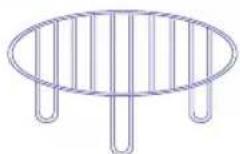 DELONGHI MW 603 - WIRE RACK TURNTABLE - 1