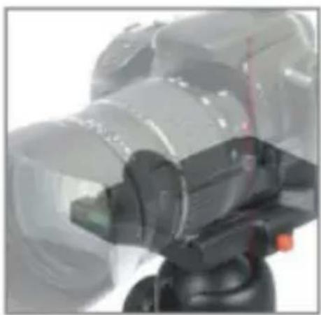 Close-up of a DSLR camera with lens and control lever (no visible text or symbols)