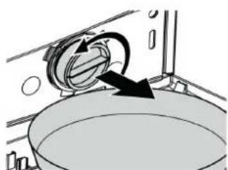 Defy DAW 371 - Discharging the water when the machine does not have an emergency draining hose - 1