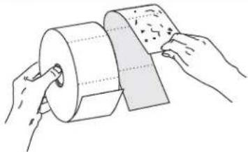 ZEBRA 110Xi4 - To place roll media on the media supply hanger, complete these steps: - 2