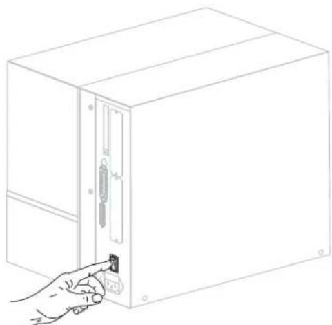 ZEBRA 110Xi4 - To connect the printer to a power source, complete these steps: - 2