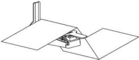 ZEBRA 110Xi4 - To load fanfold media, complete these steps: - 4