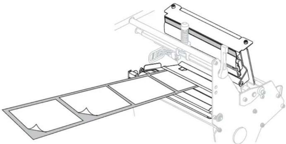 ZEBRA 110Xi4 - To set up the printer in Peel-Off mode, complete these steps: - 8
