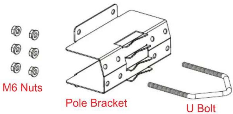 M6 Nuts Pole Bracket U Bolt