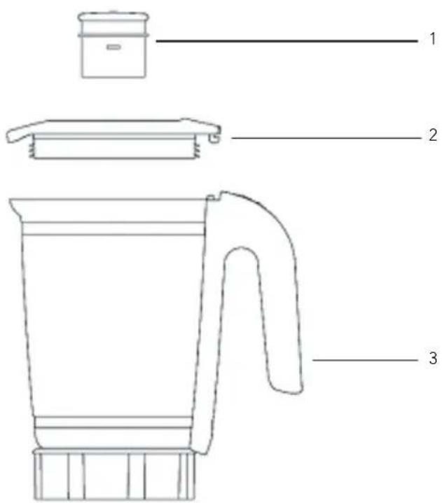 WILFA BL-600 - Beskrivning av delarna - 1